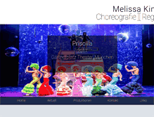 Tablet Screenshot of melissaking.de